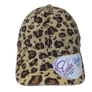 Elude Evolve Slideback Baseball Cap Multicolor One Size Adjustable Leopard Print